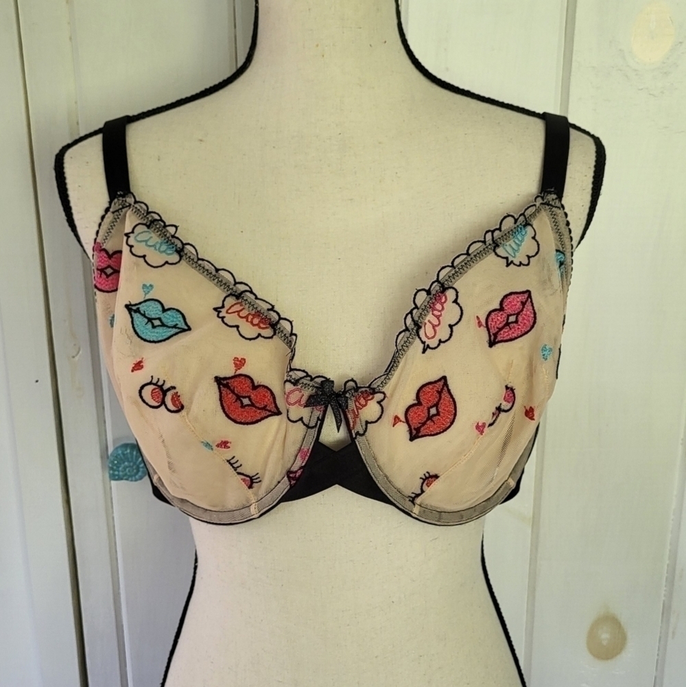 Savage X Fenty Unlined Cute Af Nude Print Bra